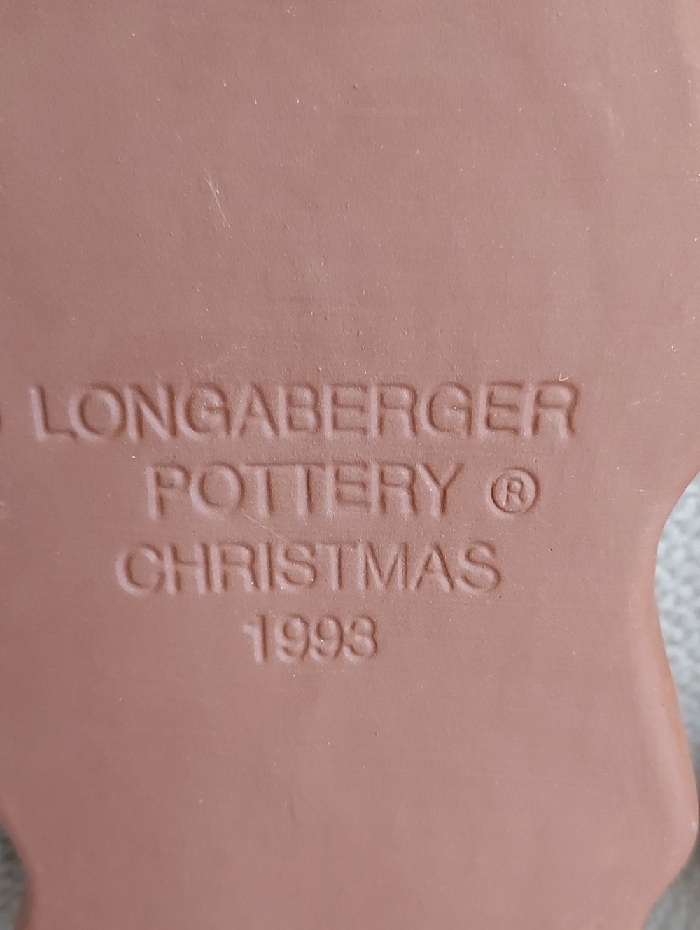 VINTAGE Longaberger St. Nick (1993) & Kriss Kringle (1991) Candy/Cookie Molds - Picture 9 of 14